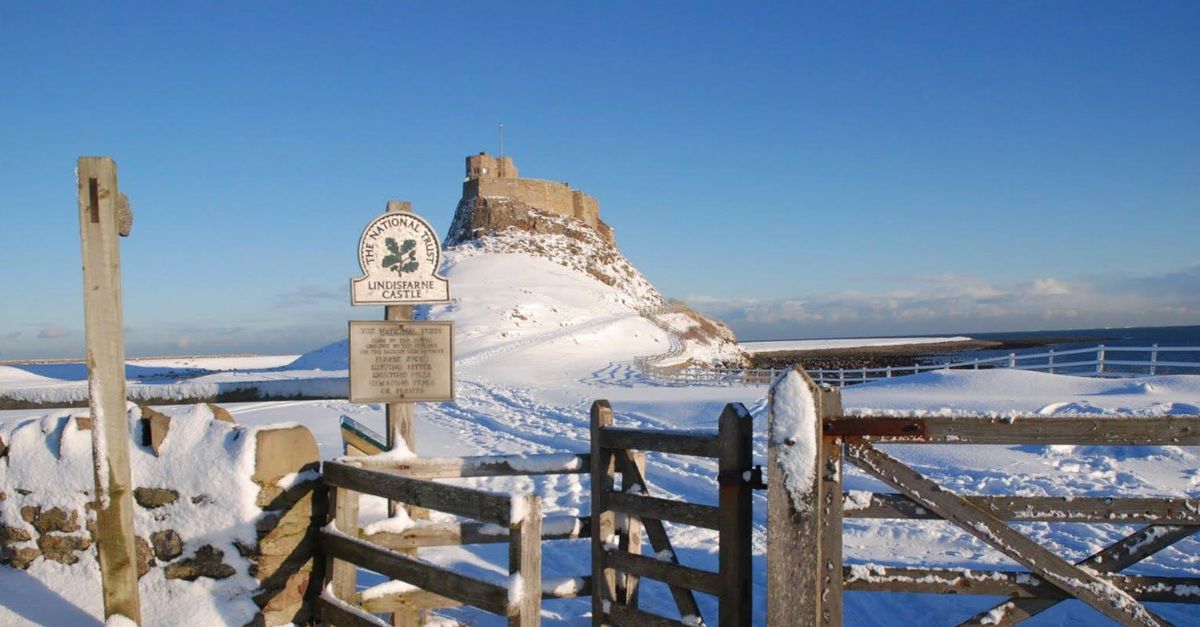 Campsites Near The Holy Island Of Lindisfarne Northumberland