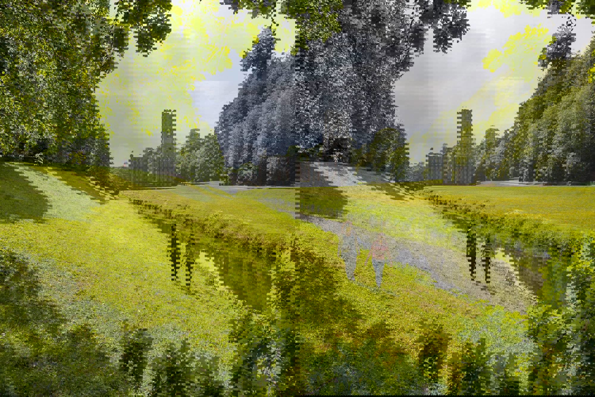 Campsites near Fountain Abbey and Studley Royal Water Garden