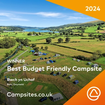 Best Budget Friendly Campsite winner badge