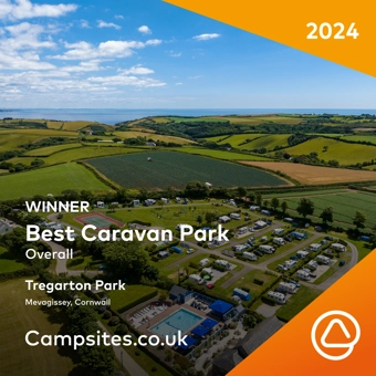 Best Caravan Park winner badge