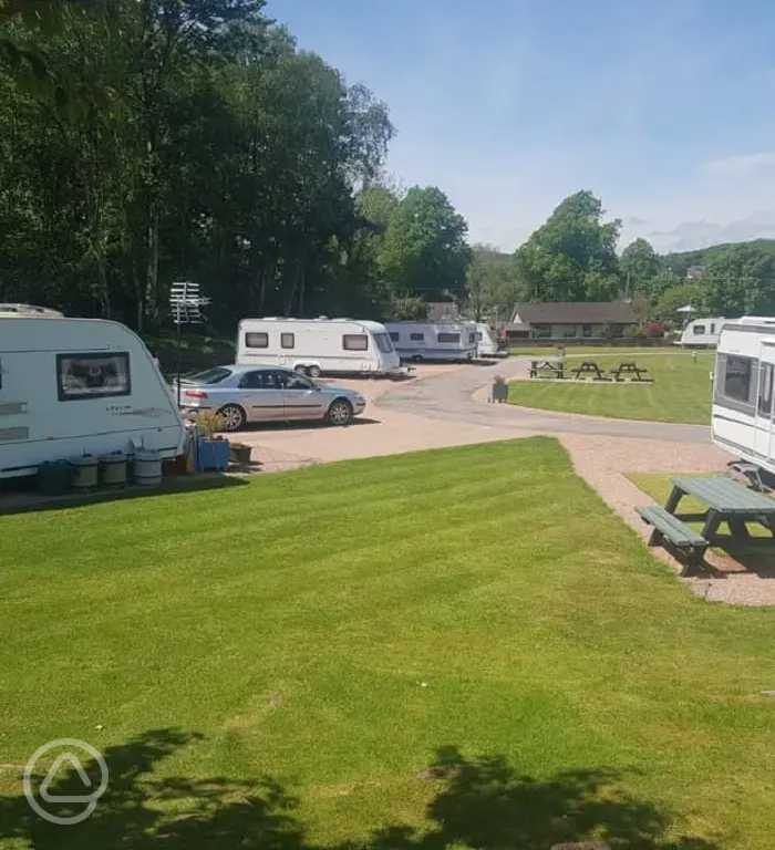 Islecroft Caravan and Camping Park in Dalbeattie, Dumfries and Galloway