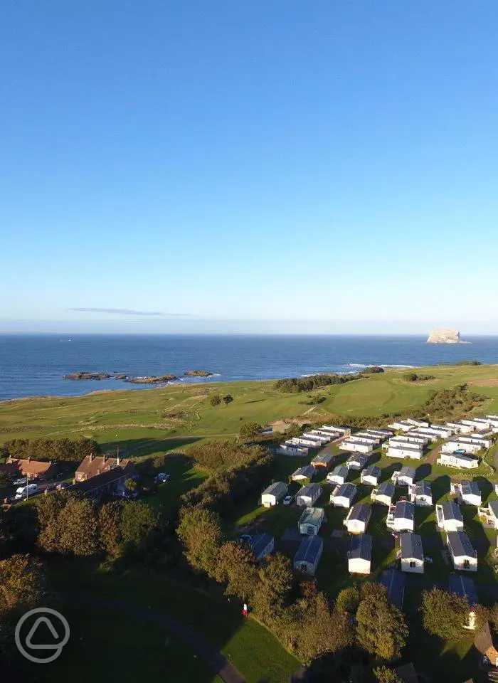 Tantallon Caravan Park in North Berwick, Edinburgh and the Lothians
