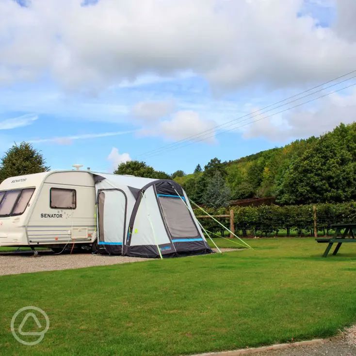 Poston Mill Touring Park in Peterchurch, Herefordshire