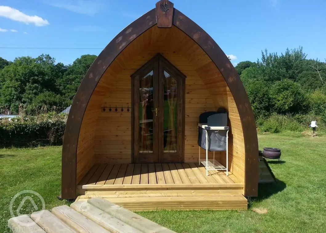 Glamping pods and camping pods in South Wales