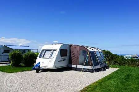 Trevalgan Touring Park in St Ives, Cornwall