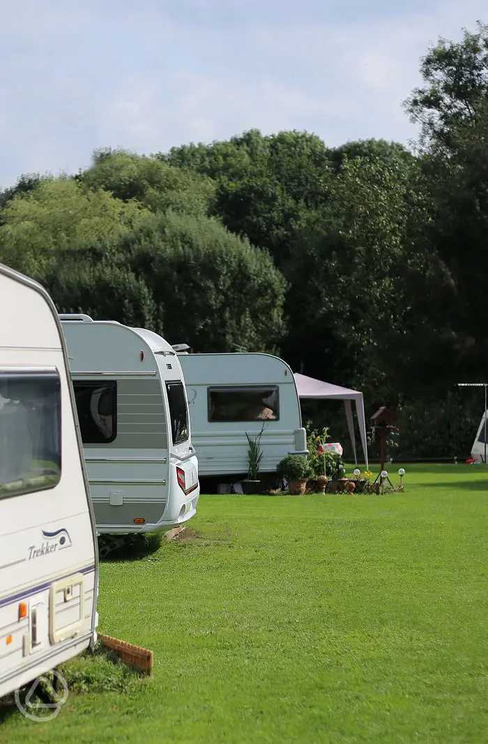 Hollybank Caravan Park in Warrington, Cheshire