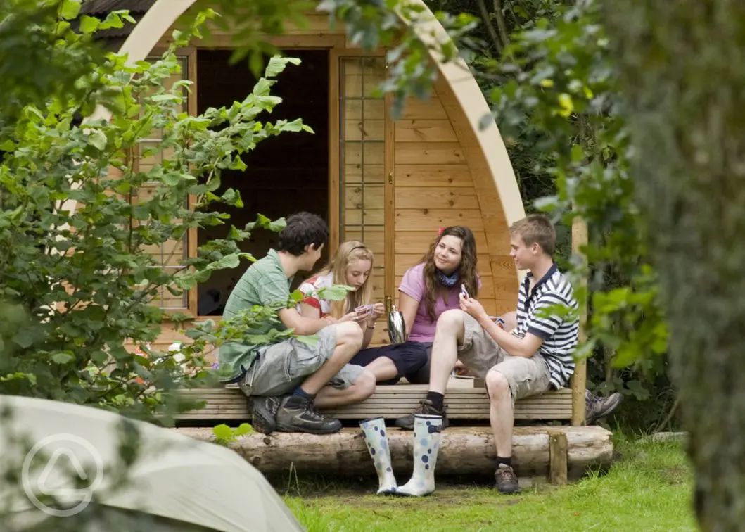 Dog friendly camping pods in Cumbria and the Lake District