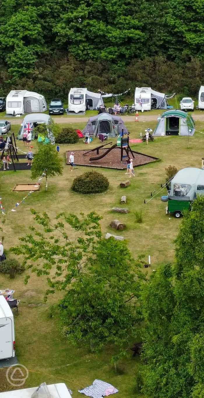 Gate House Wood Touring Park in Sevenoaks, Kent