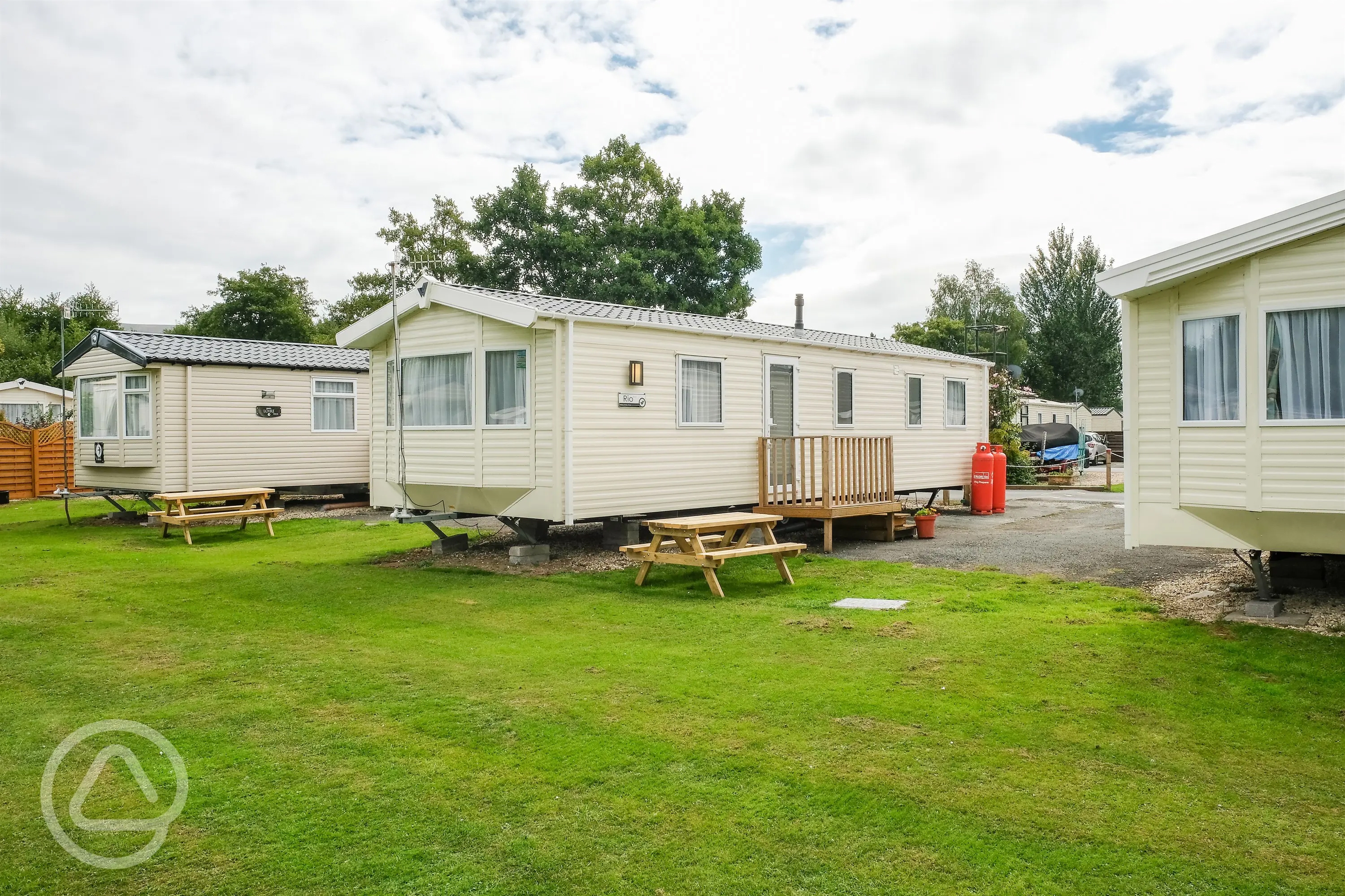 Lakeside Caravan Park in Brecon, Powys