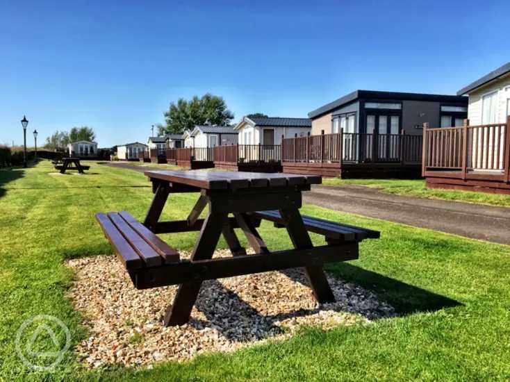 Riverview Caravan Park in Monifieth, Dundee and Angus