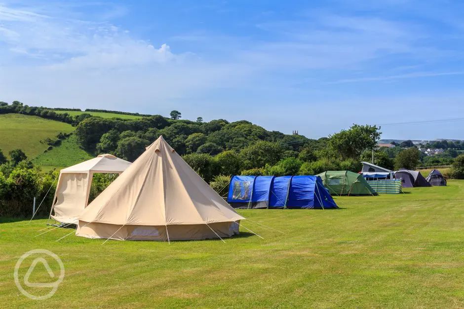 Court Farm Campsite in St Austell, Cornwall