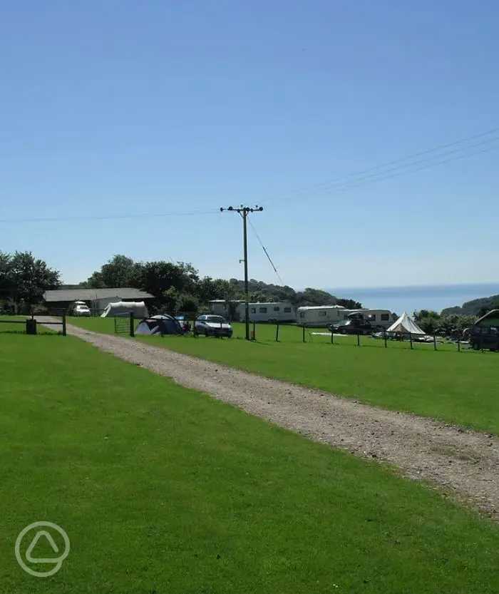 Coombe View Farm Camp and Caravan Site in Seaton, Devon