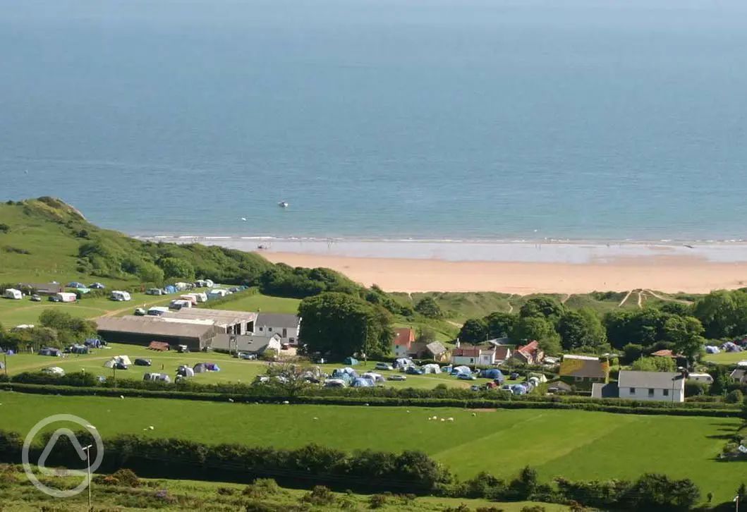 Caravan parks near the Mumbles