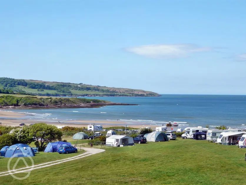 Dafarn Rhos Touring Caravan and Camping Site in Moelfre, Anglesey