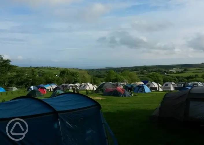 Campsites with electric hook up on the Isle of Man