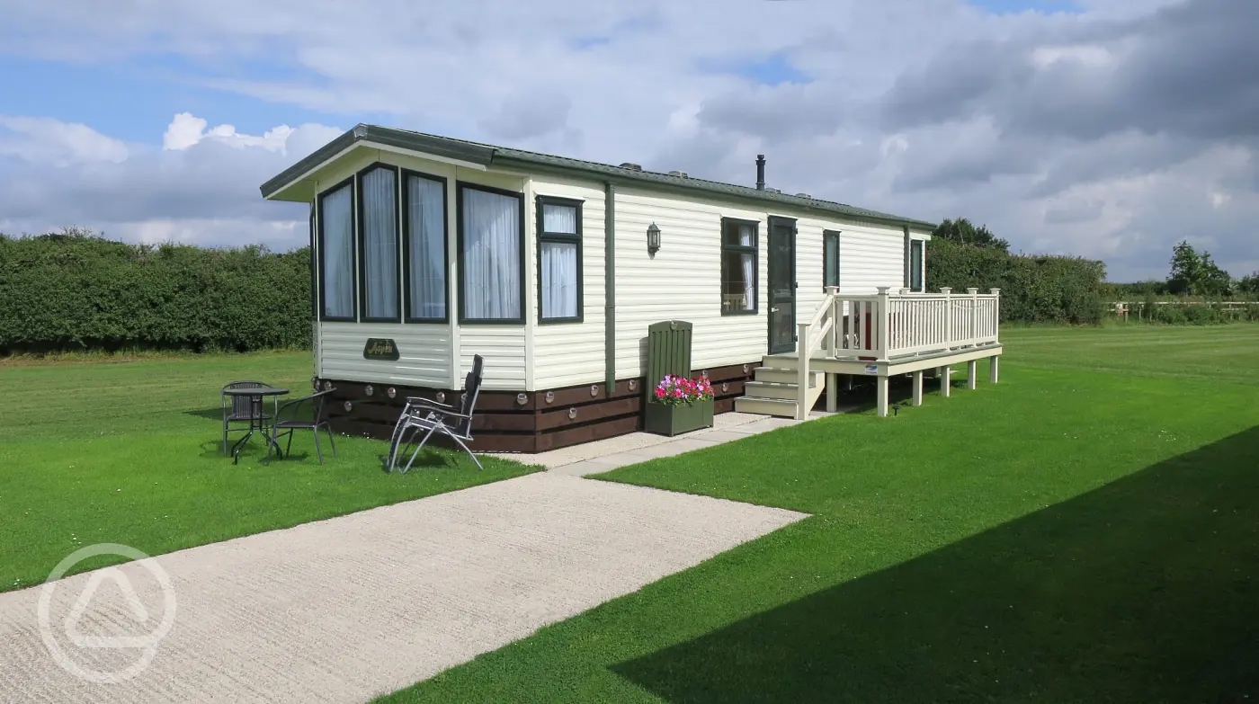 Tollerton Caravan Park in York, North Yorkshire