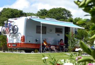 Carnon Wollas Touring Park in Truro, Cornwall