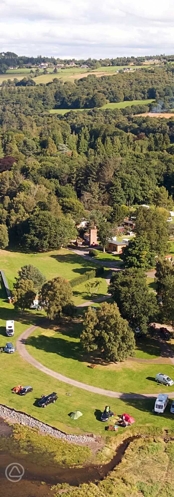 Bunchrew Caravan Park in Inverness, Highlands