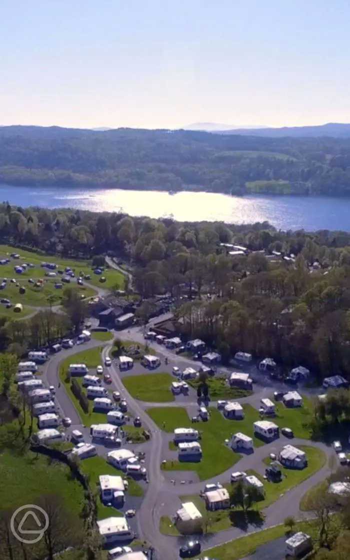 Park Cliffe Camping and Caravan Estate in Windermere, Cumbria
