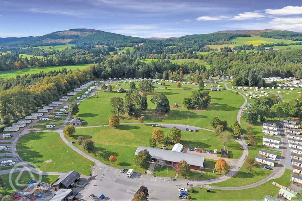 Caravan parks in Blair Atholl, Perthshire