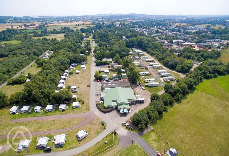 Lower Lacon Caravan Park in Shrewsbury, Shropshire