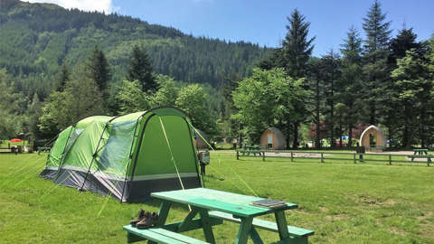 Glen Nevis Caravan And Camping Park In Fort William Highlands