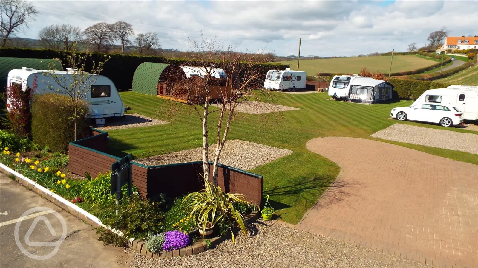 Woodland Gardens Caravan and Camping Site in Lundin Links, Fife