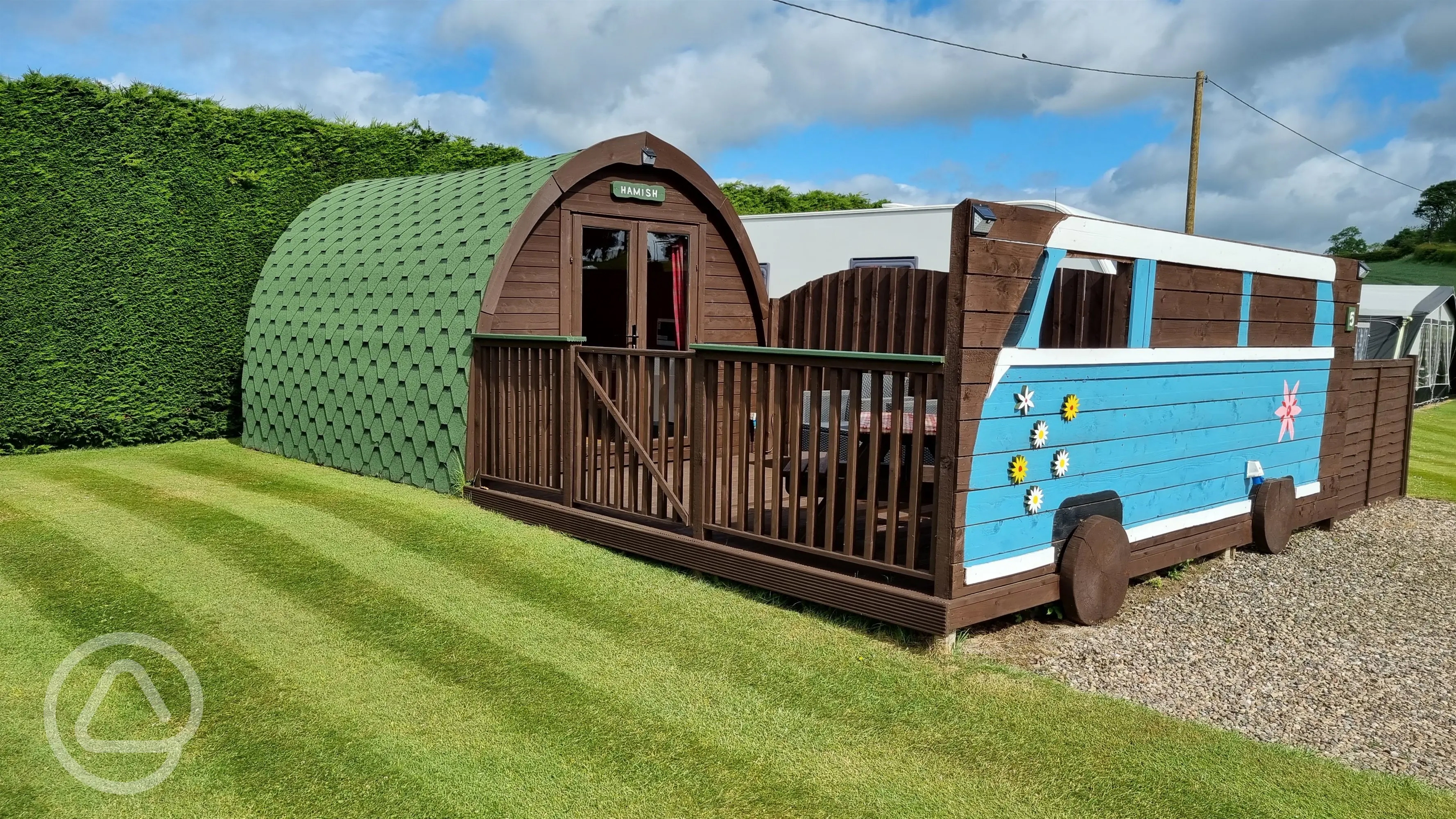 Woodland Gardens Caravan and Camping Site in Lundin Links, Fife
