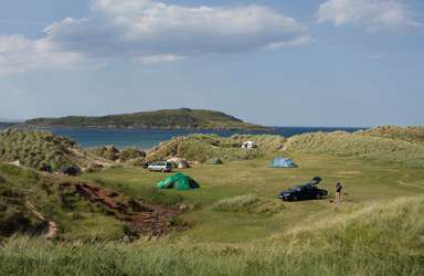 Sands Caravan and Camping Park in Gairloch, Highlands