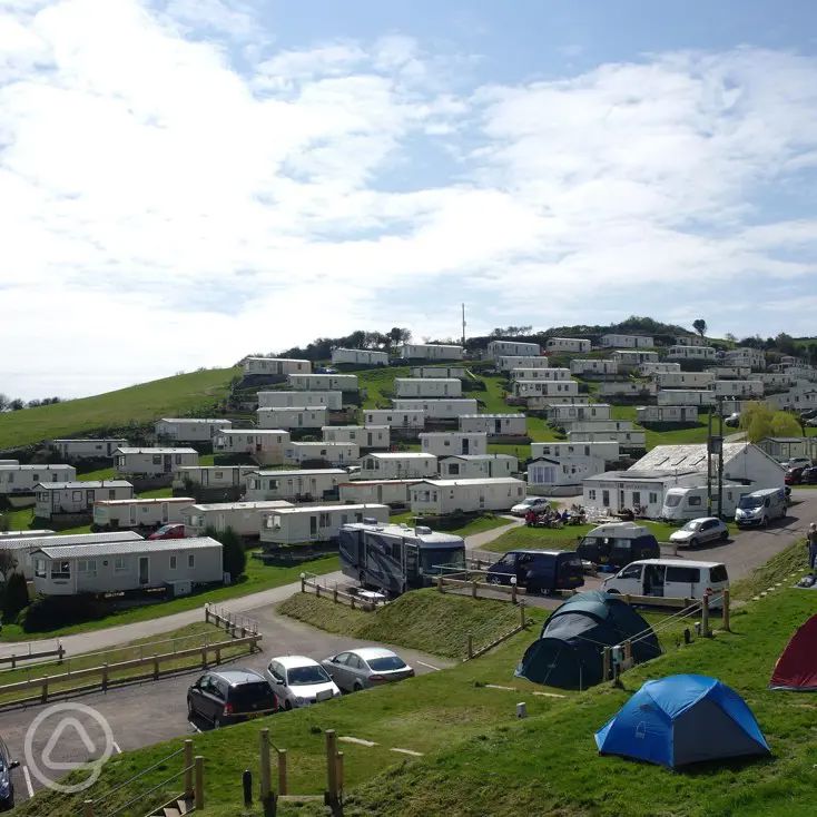 Beer Head Caravan Park in Seaton, Devon