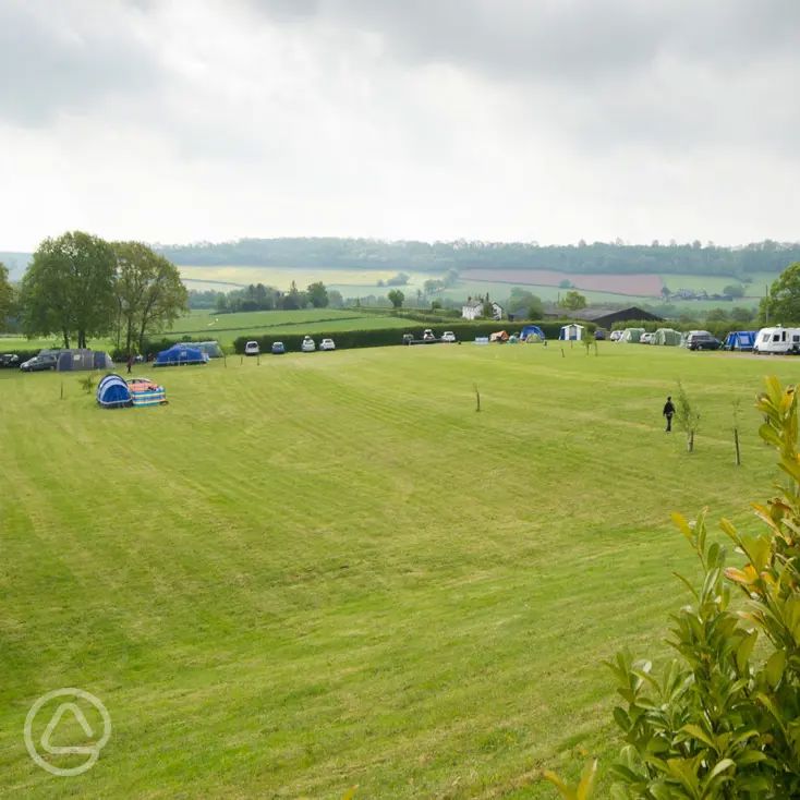 Burhope Farm Campsite in Hereford, Herefordshire