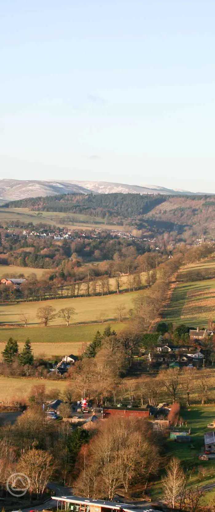 camping near glentress