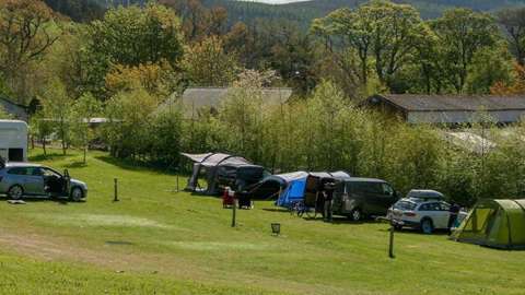 camping near glentress