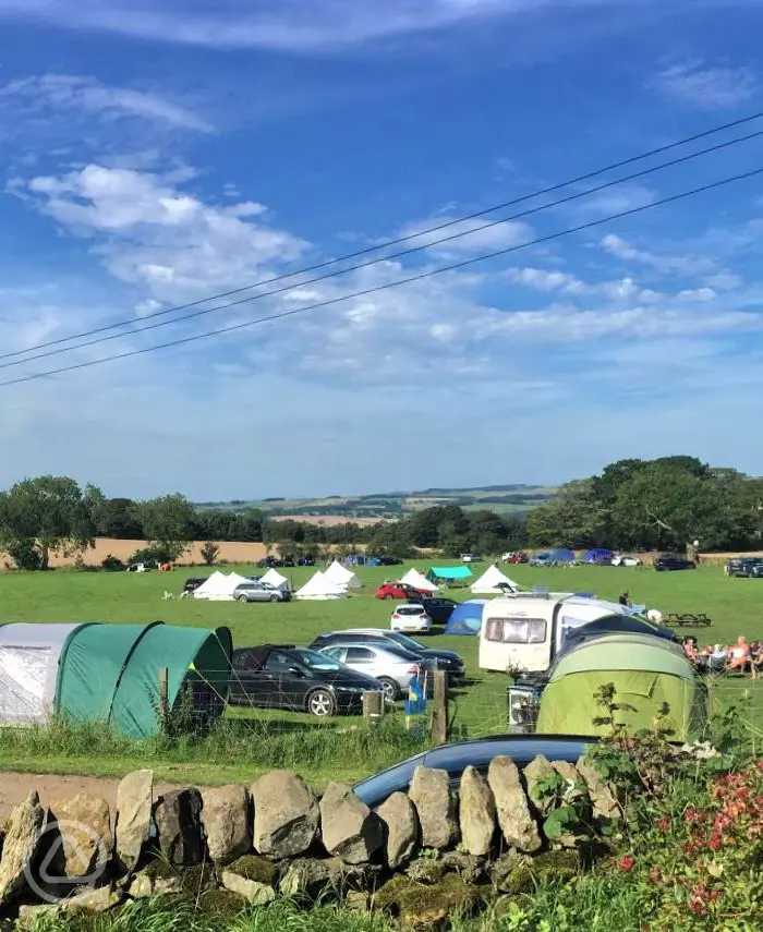 Greencarts Campsite in Hexham, Northumberland book online now