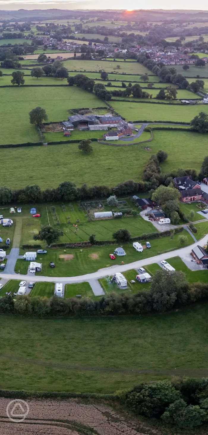 Lower Micklin Touring Park In Uttoxeter, Staffordshire