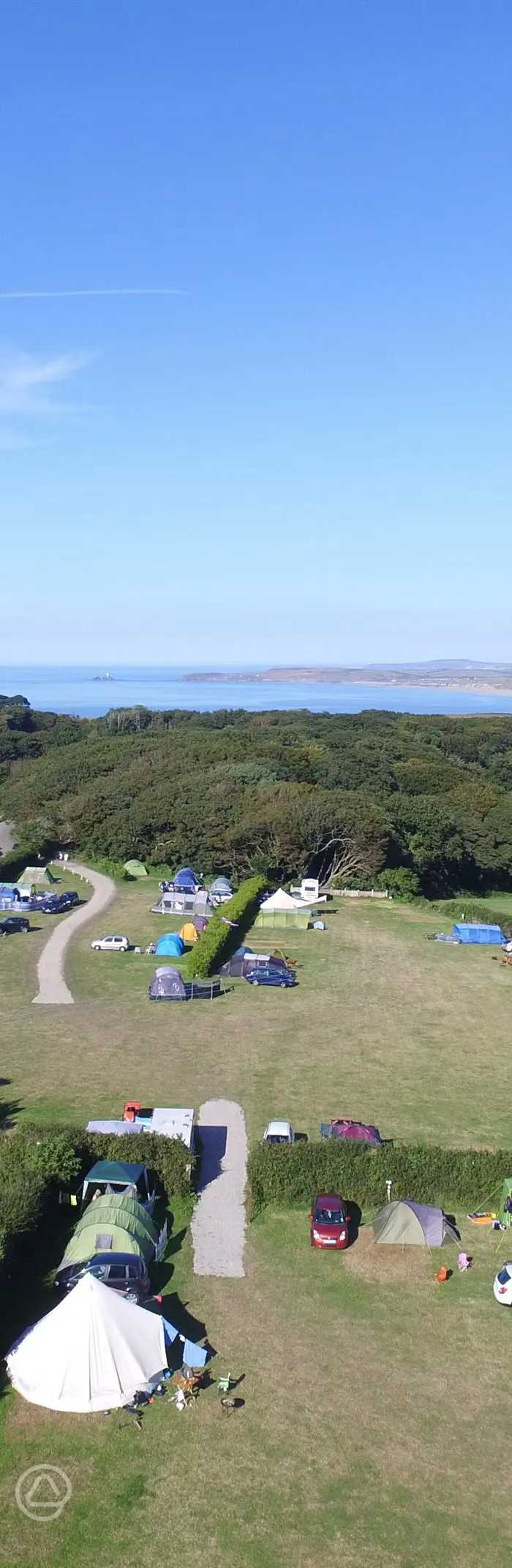 Mountdouglas Farm Campsite in St Ives, Cornwall