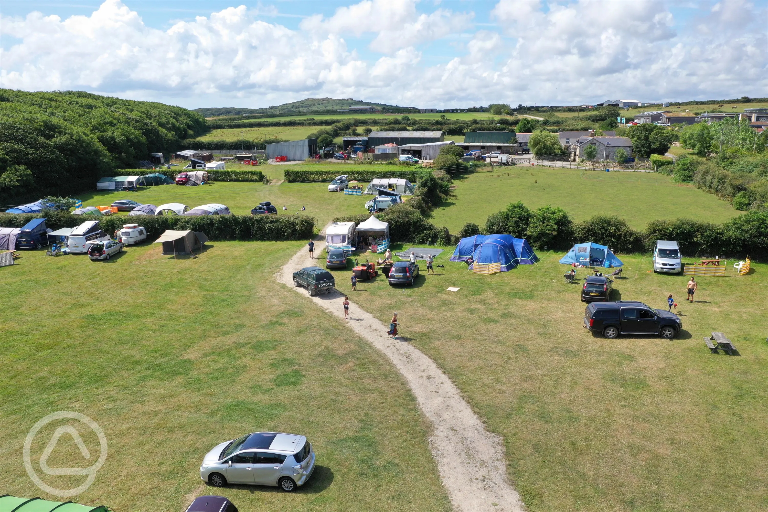 Mount Douglas Farm Campsite in St Ives, Cornwall