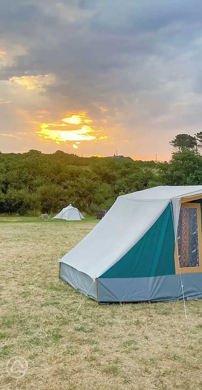 Namparra Campsite in Helston, Cornwall