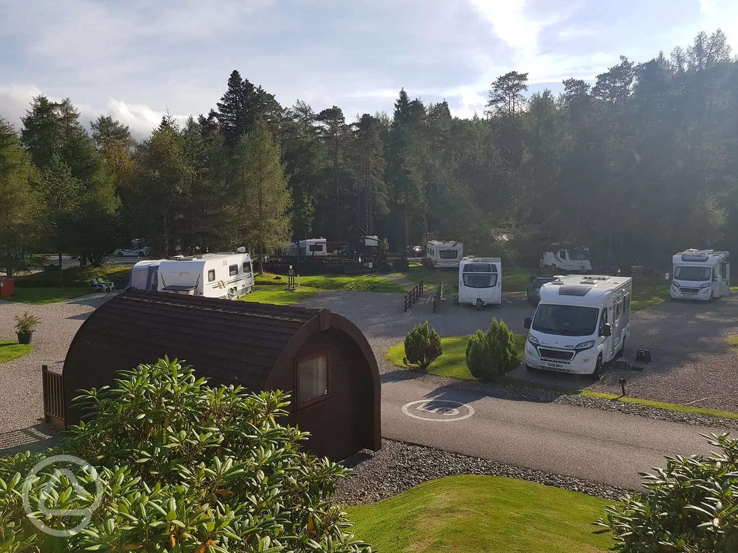 Tyndrum Holiday Park in Tyndrum, Perthshire