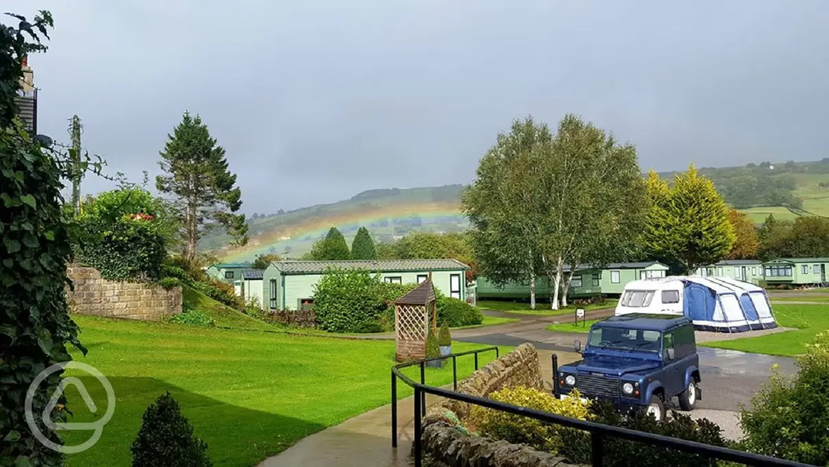 Riverside Caravan Park in Harrogate, North Yorkshire