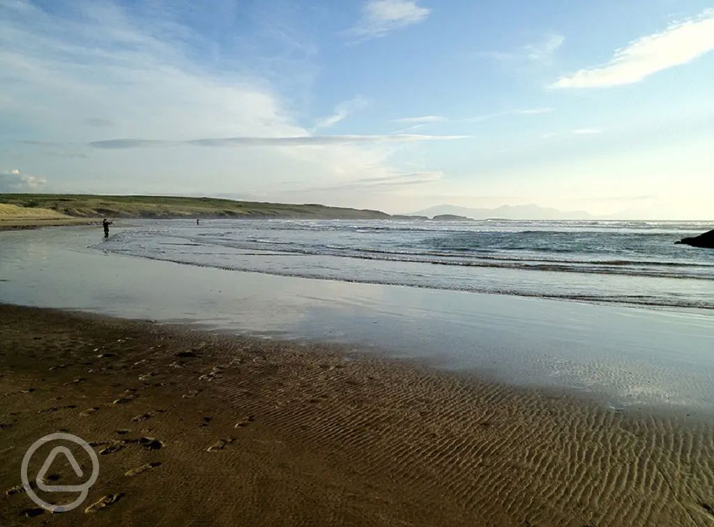 Campsites near the beach in Anglesey