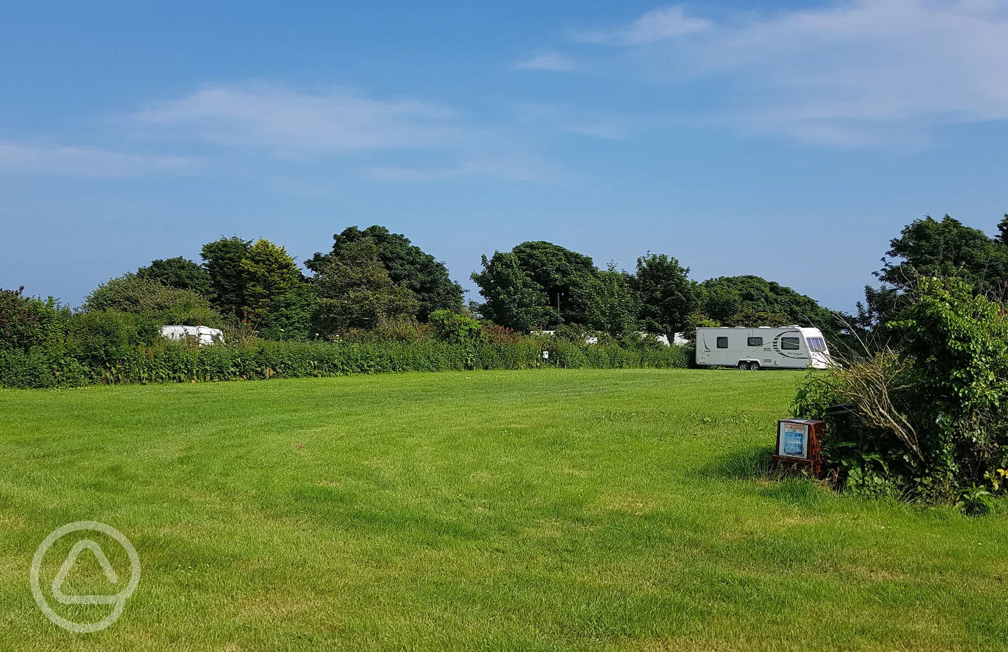 Trelispen Caravan and Camping Park in St Austell, Cornwall