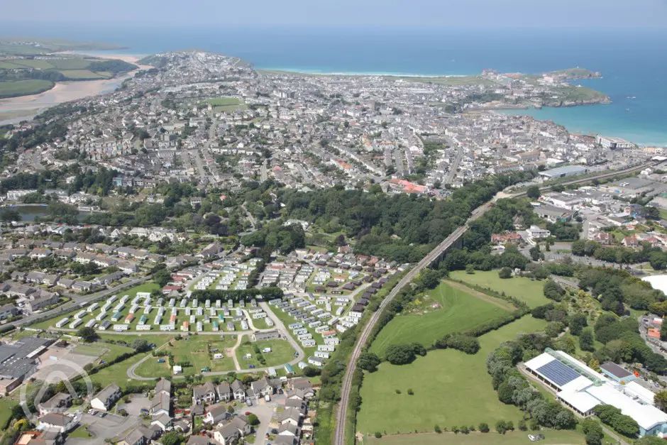 Trenance Holiday Park in Newquay, Cornwall