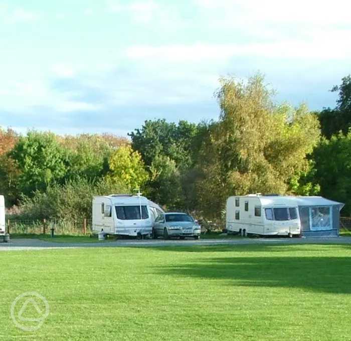 Trench Farm Fisheries and Touring Park in Penley, Wrexham