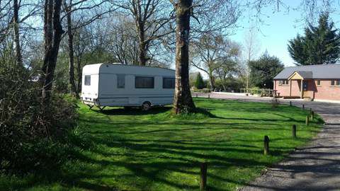 Bushes Farm Caravan Park in Blandford Forum, Dorset