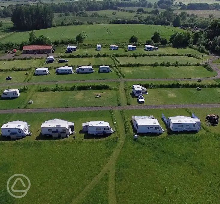 Mill Hill Farm Caravan and Camping Park in Saxmundham, Suffolk