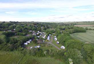 Carnon Wollas Touring Park in Truro, Cornwall