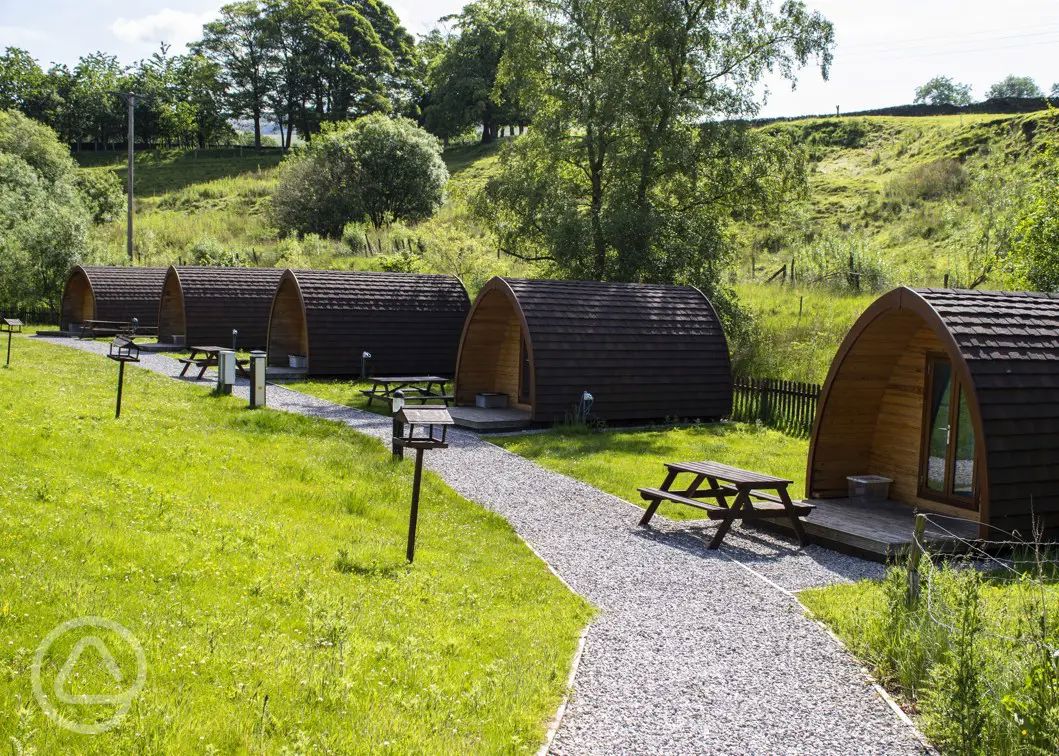 Camping pods in Buxton, Derbyshire & Peak District