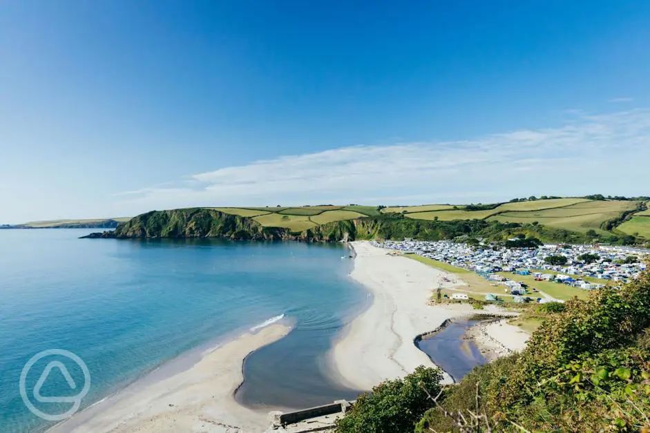 Pentewan Sands Holiday Park in St Austell, Cornwall