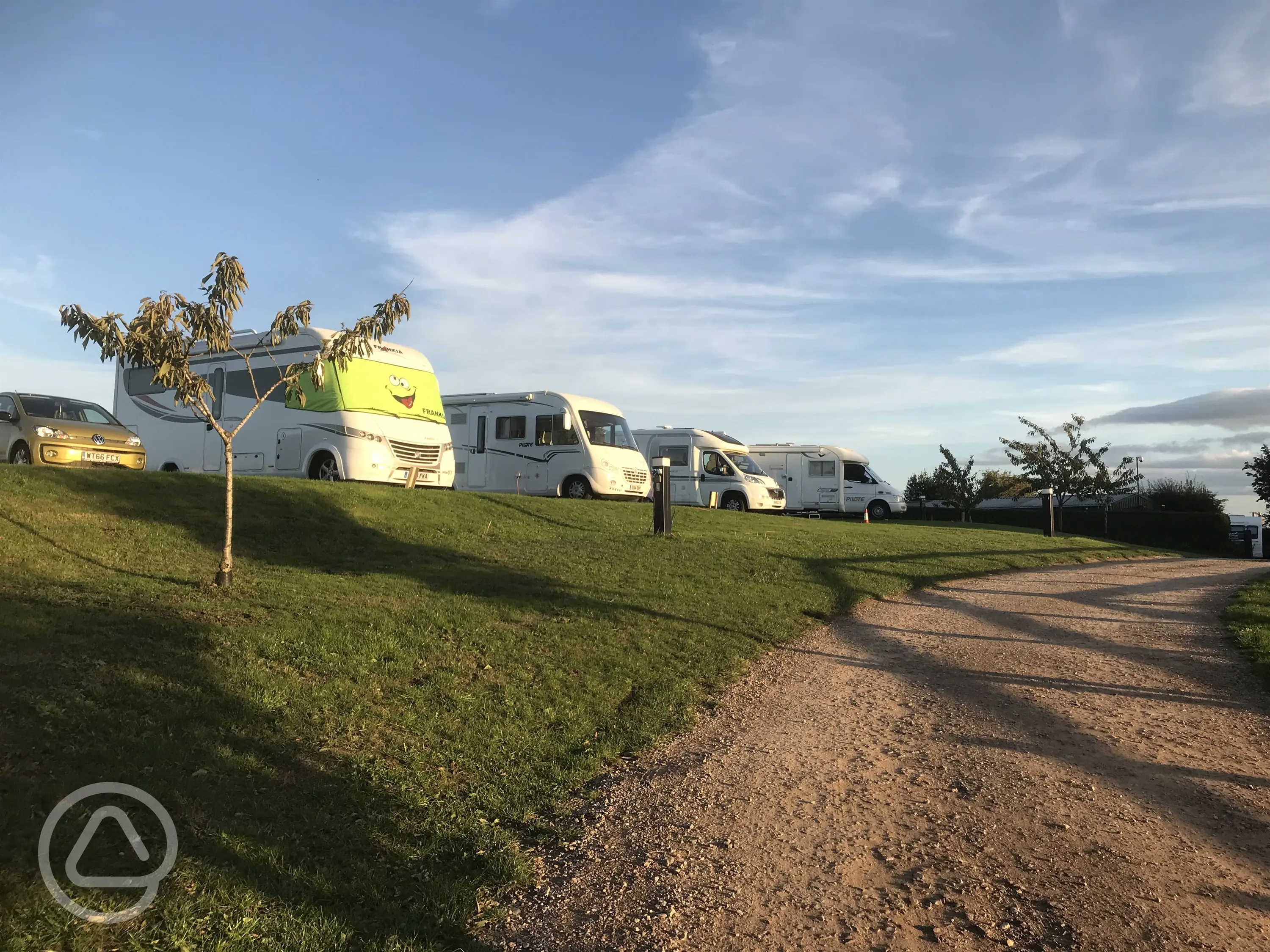 The Newnes Touring Caravan Park in Ellesmere, Shropshire